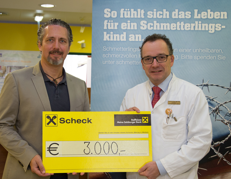 Spenden für Schmetterlingskinder