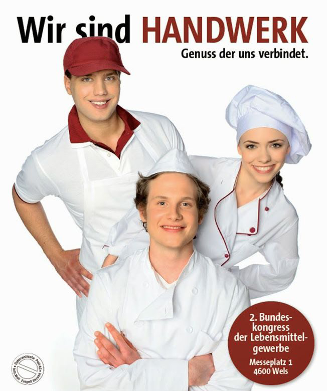 Starkes Zeichen der Lebensmittelgewerbe