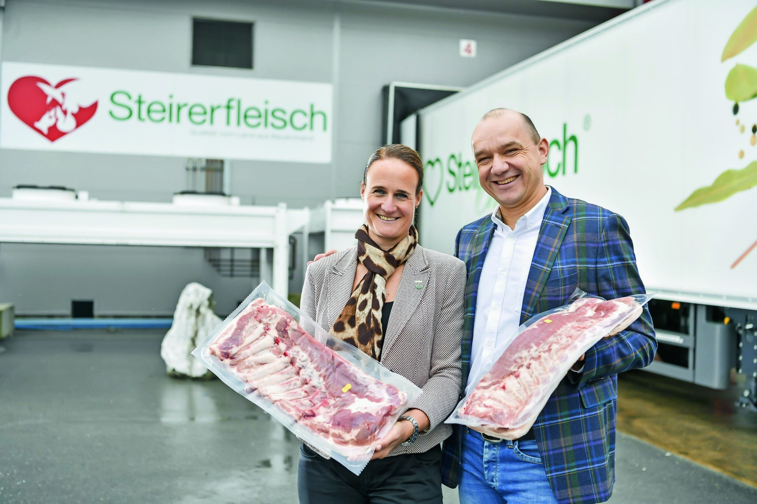 Schwein mit Kleeblatt bringt Steirerglück