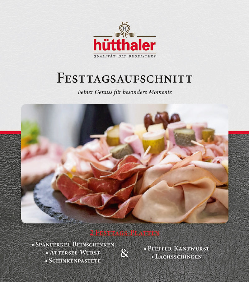 Festlicher Aufschnitt