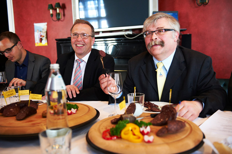 Blutwurstweltmeisterschaft in Frankreich