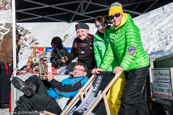 Grillen neben der Schipiste