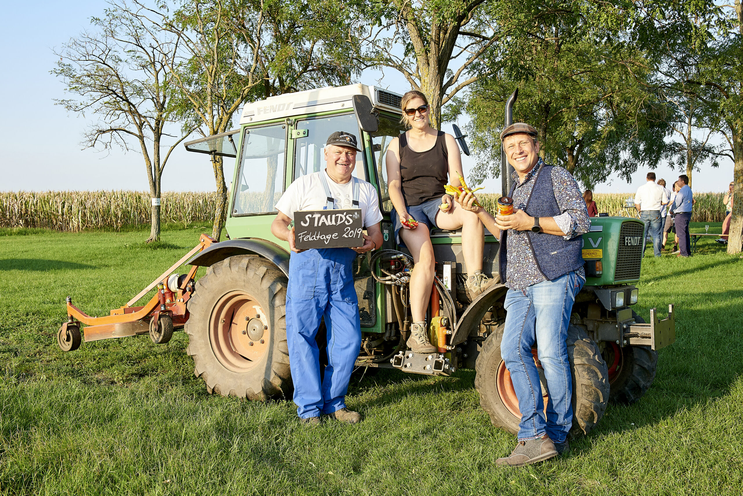 Das Gurkerl erntet der Flieger