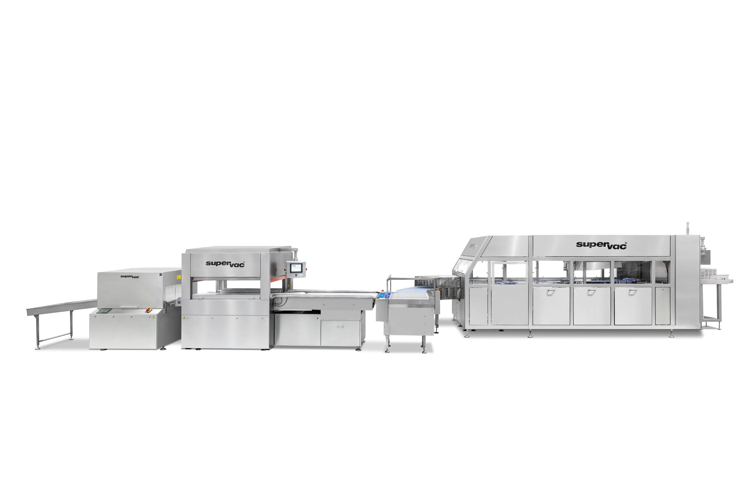 Vakuum-Bandmaschine für unterschiedliche Produkte