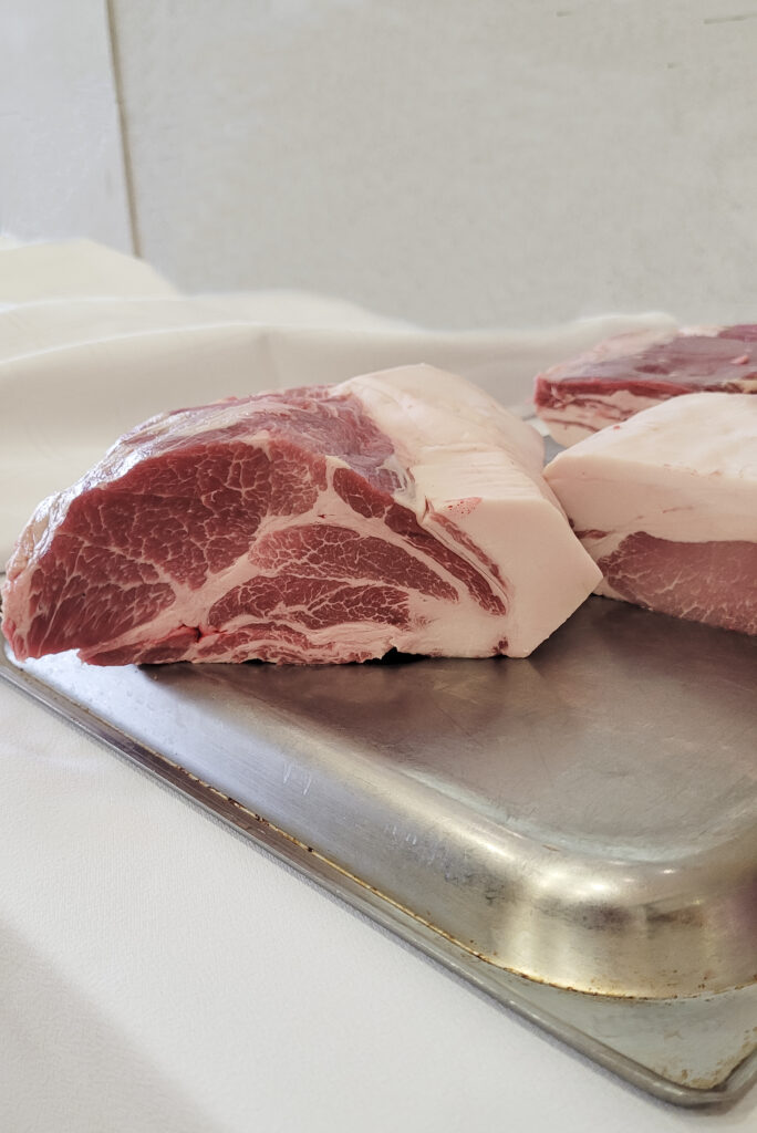 Als Dritter im Bunde der Besten findet sich eine neue Kreuzung aus Magaliza, Durock und Pietrain