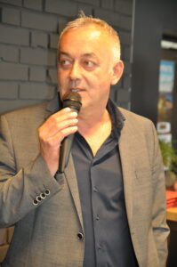 Obmann Franz Rauscher informierte über das Premium-Schwein vom Gut Streitdorf.