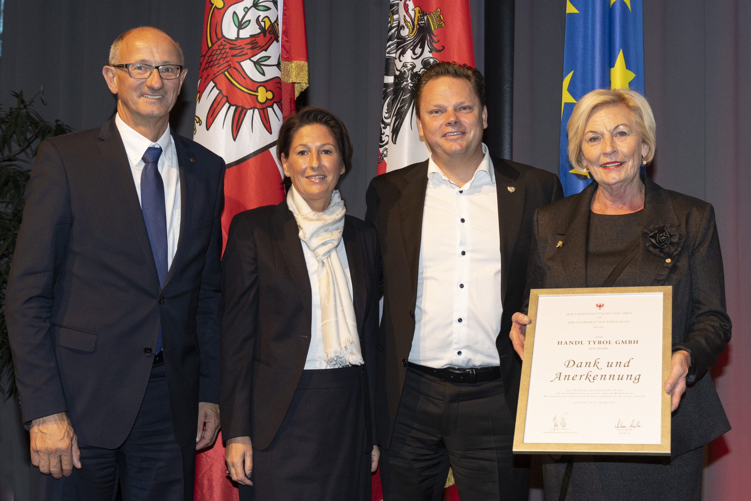 13 Tiroler Traditionsbetriebe wurden geehrt – und zwei Fleischereien sind dabei