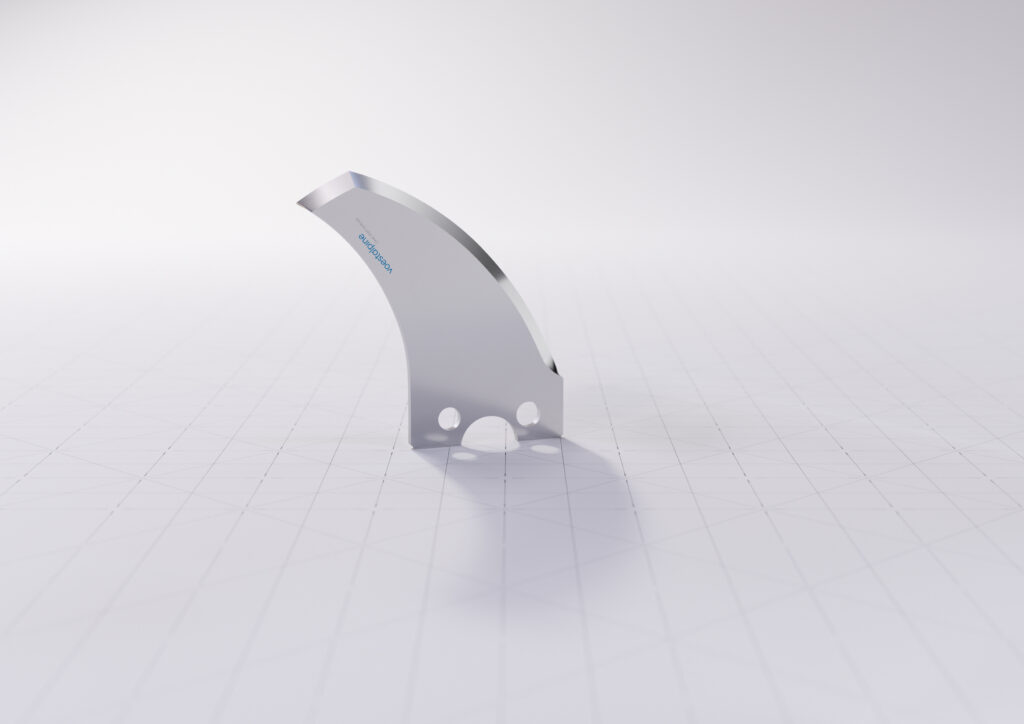 voestalpine kombiniert erstklassiges Material-Know-how mit maßgeschneiderten Anwendungsanforderungen. Das Ergebnis sind erstklassige Hochleistungslösungen, die für die industrielle Lebensmittelverarbeitung einsatzbereit sind. Diese Kuttermesser bieten ein hervorragendes Zusammenspiel aus hoher Verschleißfestigkeit, Duktilität (Sicherheit gegen Risse), Korrosionsbeständigkeit und Nachschleifbarkeit.