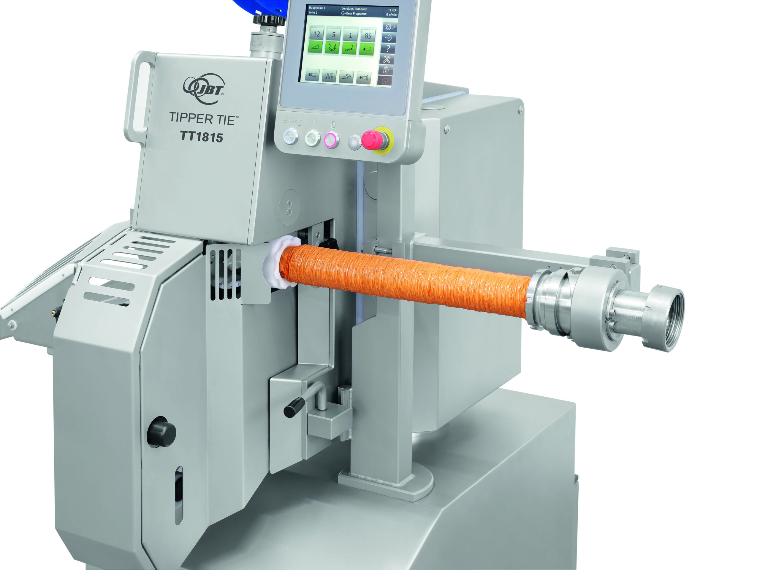 Wurstproduktion mit dem TT-Doppelclipper von JBT Tipper Tie: Hohe Leistung – solide Konstruktion