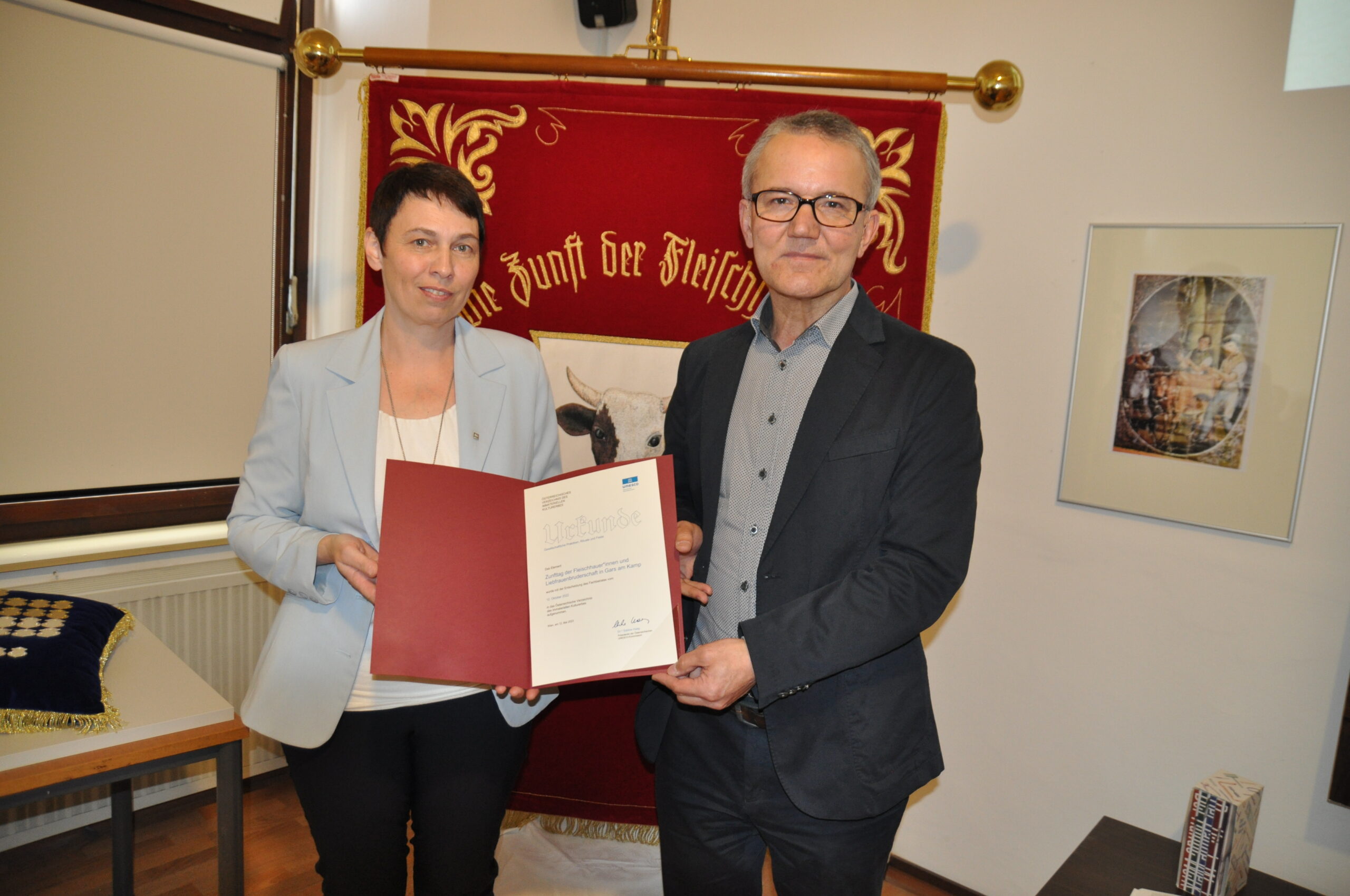 Fleischer-Zunft erhielt Welterbe-Dekret