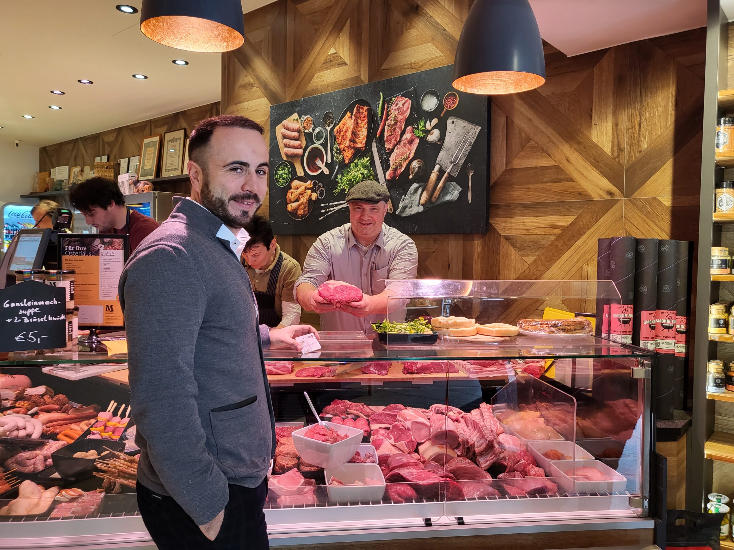 Fleischerei Mosshammer in Graz: Mehr Umsatz mit Gutscheinen von Edenred