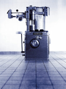 Verkaufsschlager: Die ab 1961 gebaute Handtmann Portioniermaschine FA 40-70 für die Wurstherstellung markiert den Durchbruch. © Beigestellt