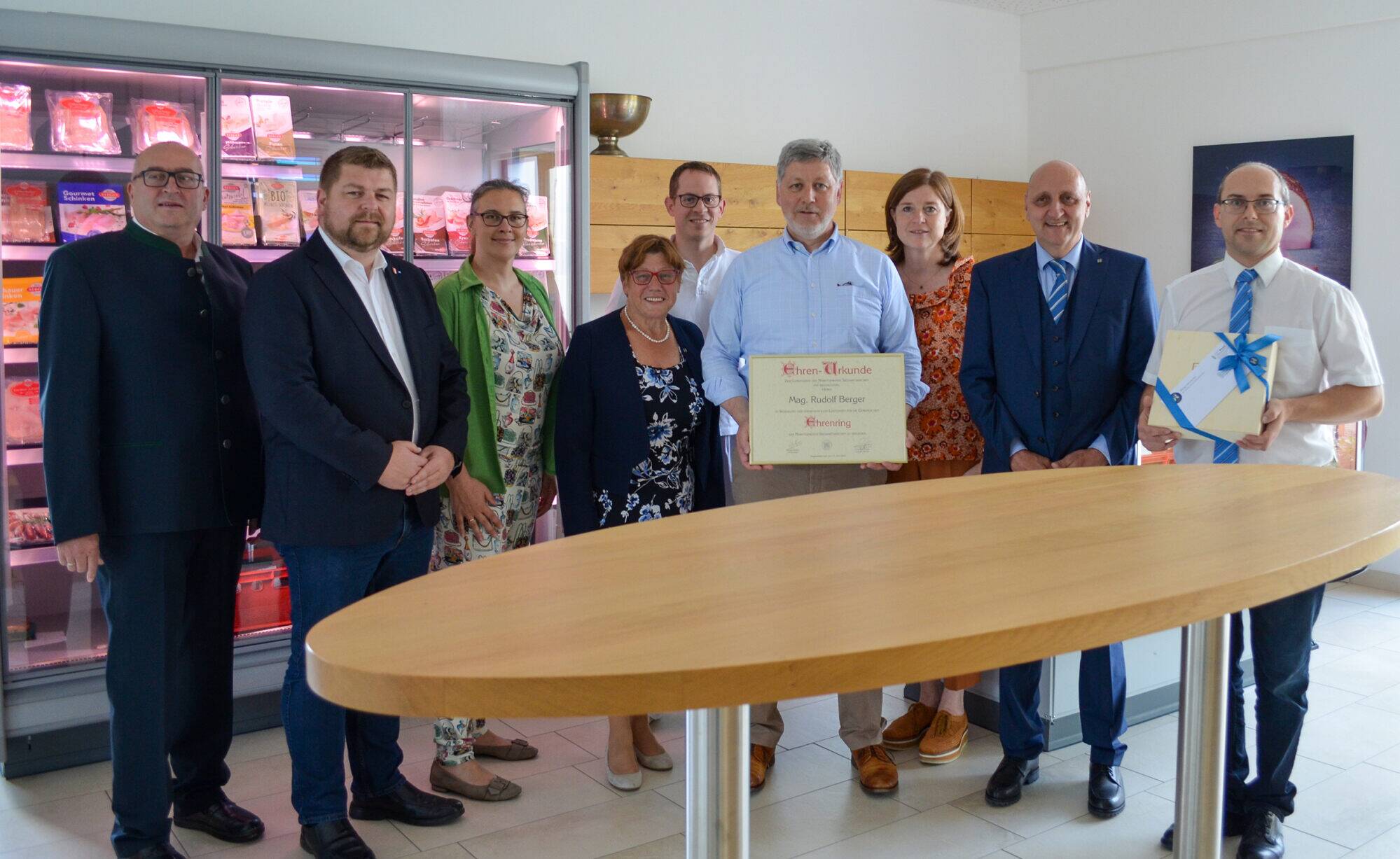 Rudolf Berger: Verleihung des Ehrenrings der Gemeinde Sieghartskirchen