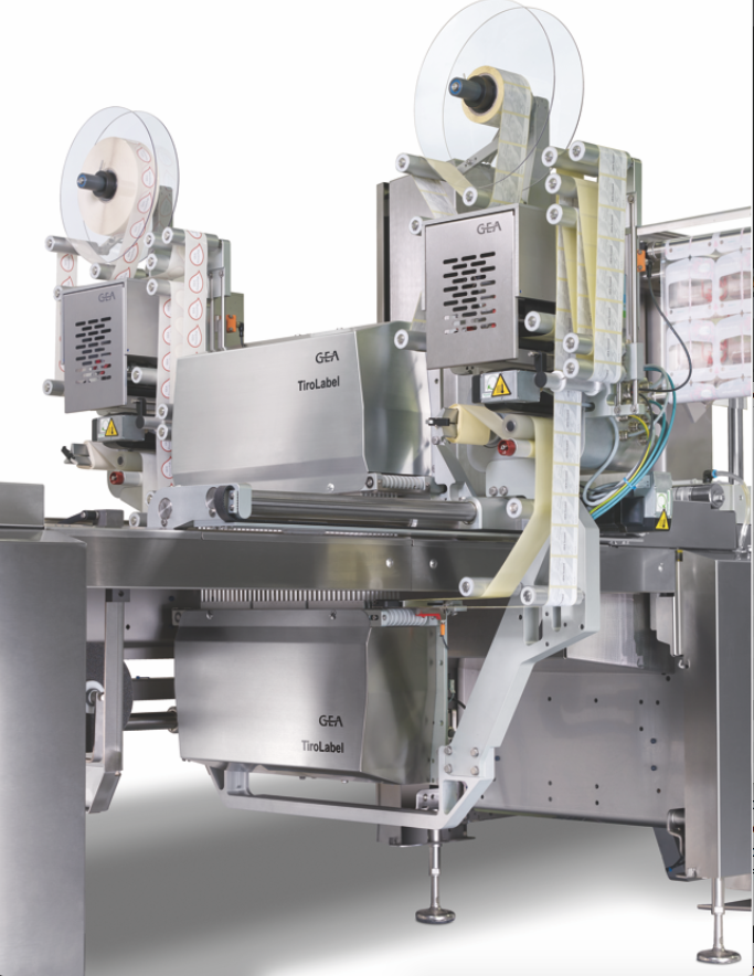 Der neue Querbahnetikettierer von GEA: Hochgeschwindigkeit und hohe Präzision