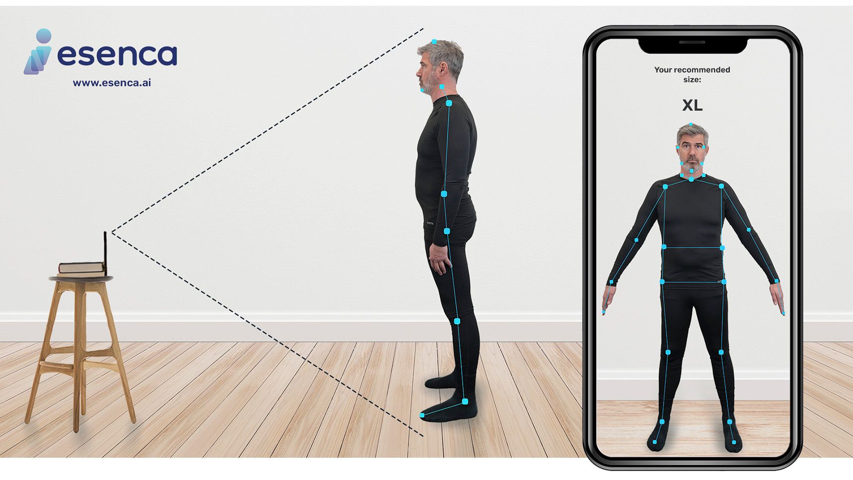 Quantensprung: Exakte Kleidergröße in wenigen Sekunden digital vermessen