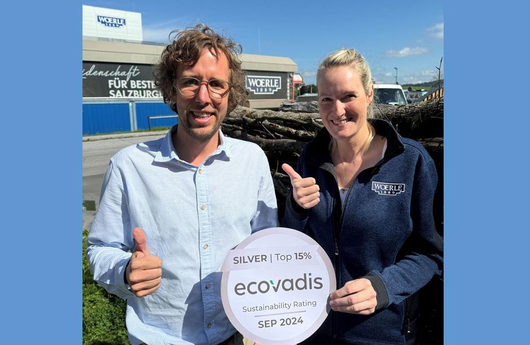 Woerle Privatkäserei erhält silberne EcoVadis-Auszeichnung für Nachhaltigkeit