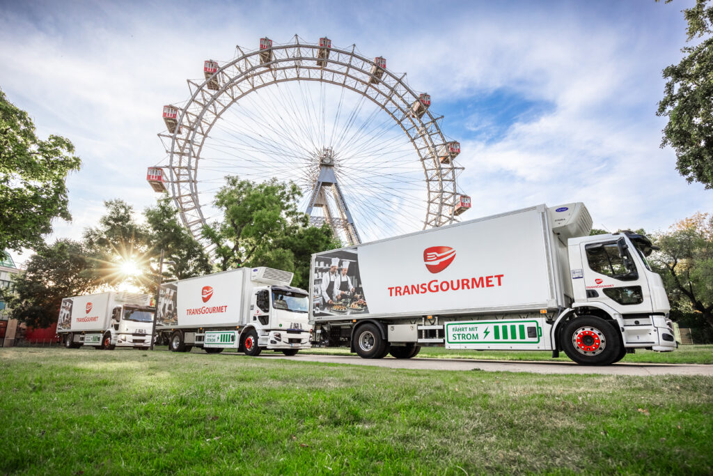 Das Credo: Maximalen Eindruck bei der Warenzustellung und minimalen CO2-Fußabdruck hinterlassen - Transgourmet betreibt mit 26 E-LKW die "größe Öko-Flotte des Landes"