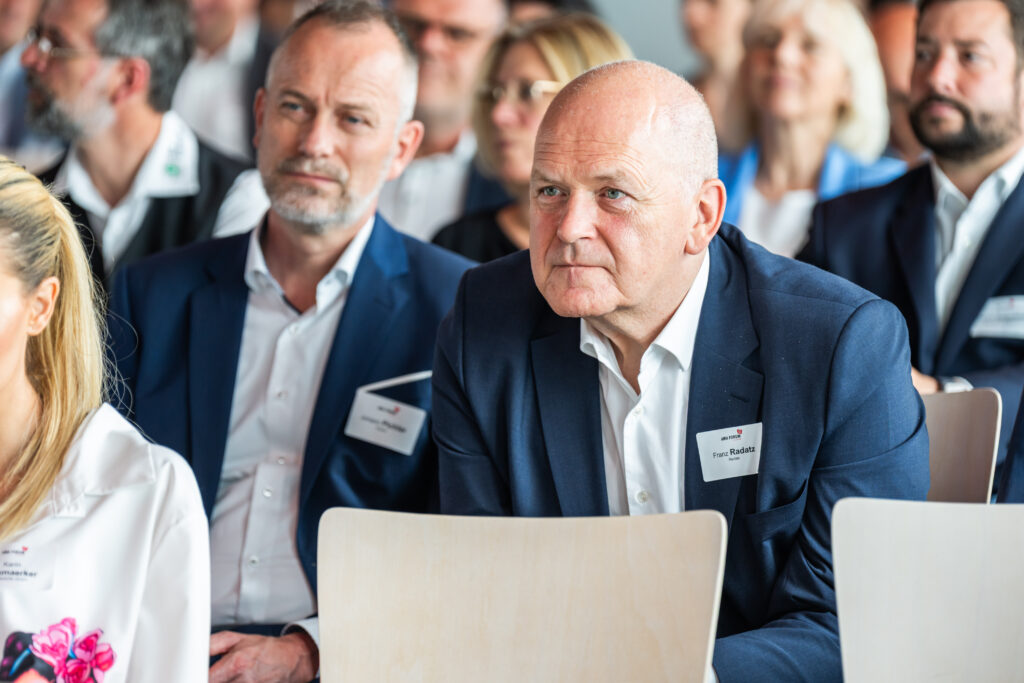 Auch Dr. Franz Radatz Geschäftsführer der Radatz Feine Wiener Fleischwaren GmbH, nahm sich Zeit für den Branche-Event. Bild: AMA-Marketing/Meyer