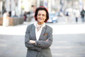 Margarete Gumprecht, Obfrau der Sparte Handel in der Wirtschaftskammer Wien: „Der Wiener Lebensmittelhandel ist ein Paradebeispiel für gelebte Integration und wirtschaftliche Dynamik.” © Florian Wieser