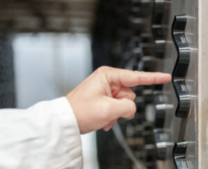 Die markante Düsengeometrie des Aeromat Cross Power – entscheidend für die homogene Luftführung und Produktqualität..© Henry Gasselich