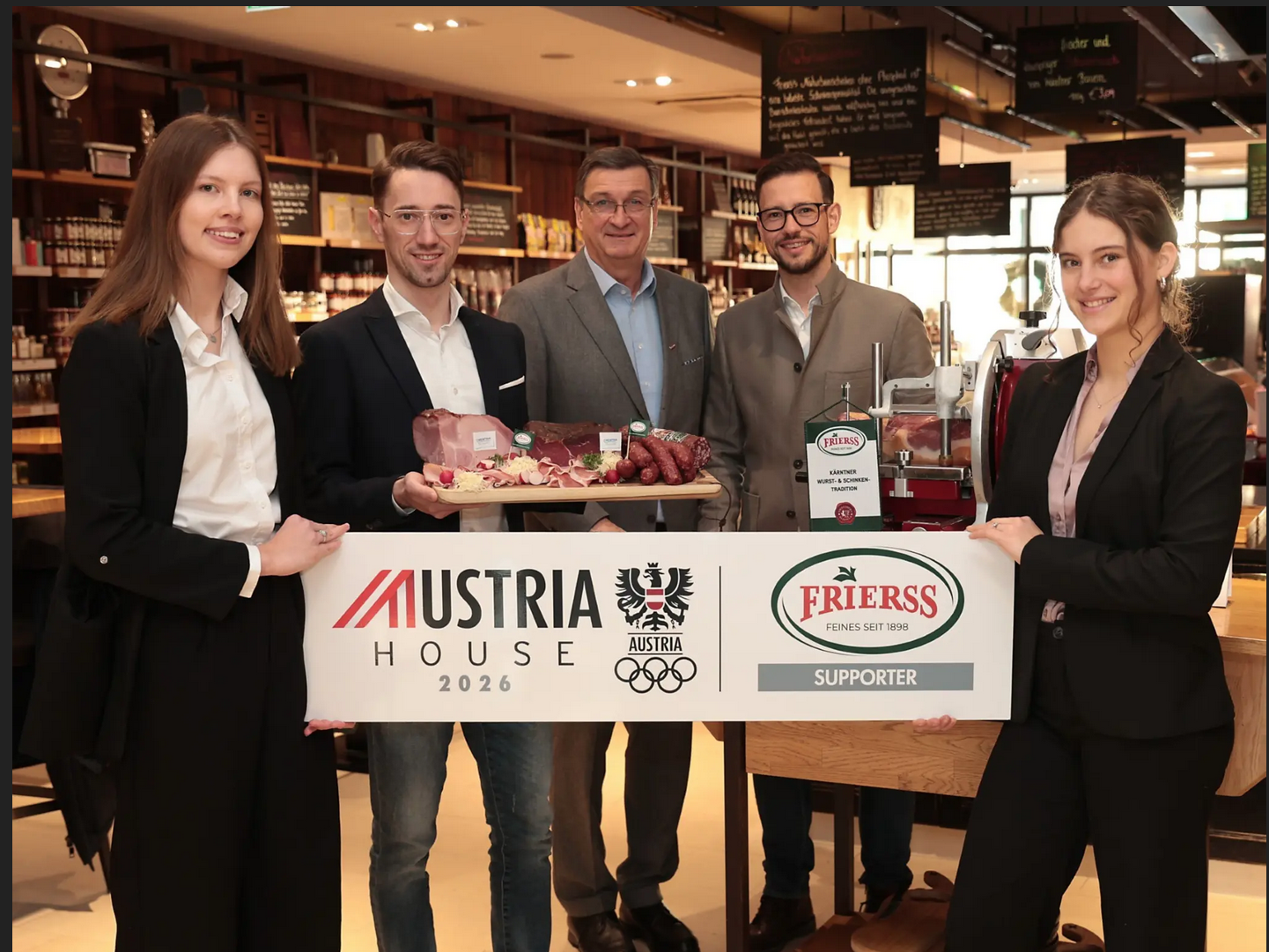 Kärntner Genuss bei Olympia 2026: Frierss im Austria House in Cortina